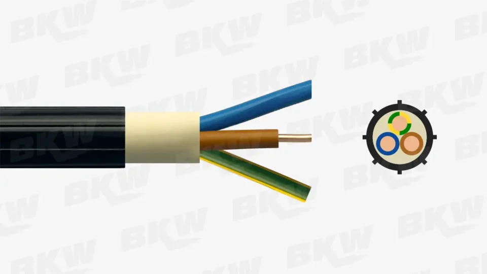 YTBKW-J 3x2,5 re Cu 0,6/1 kV